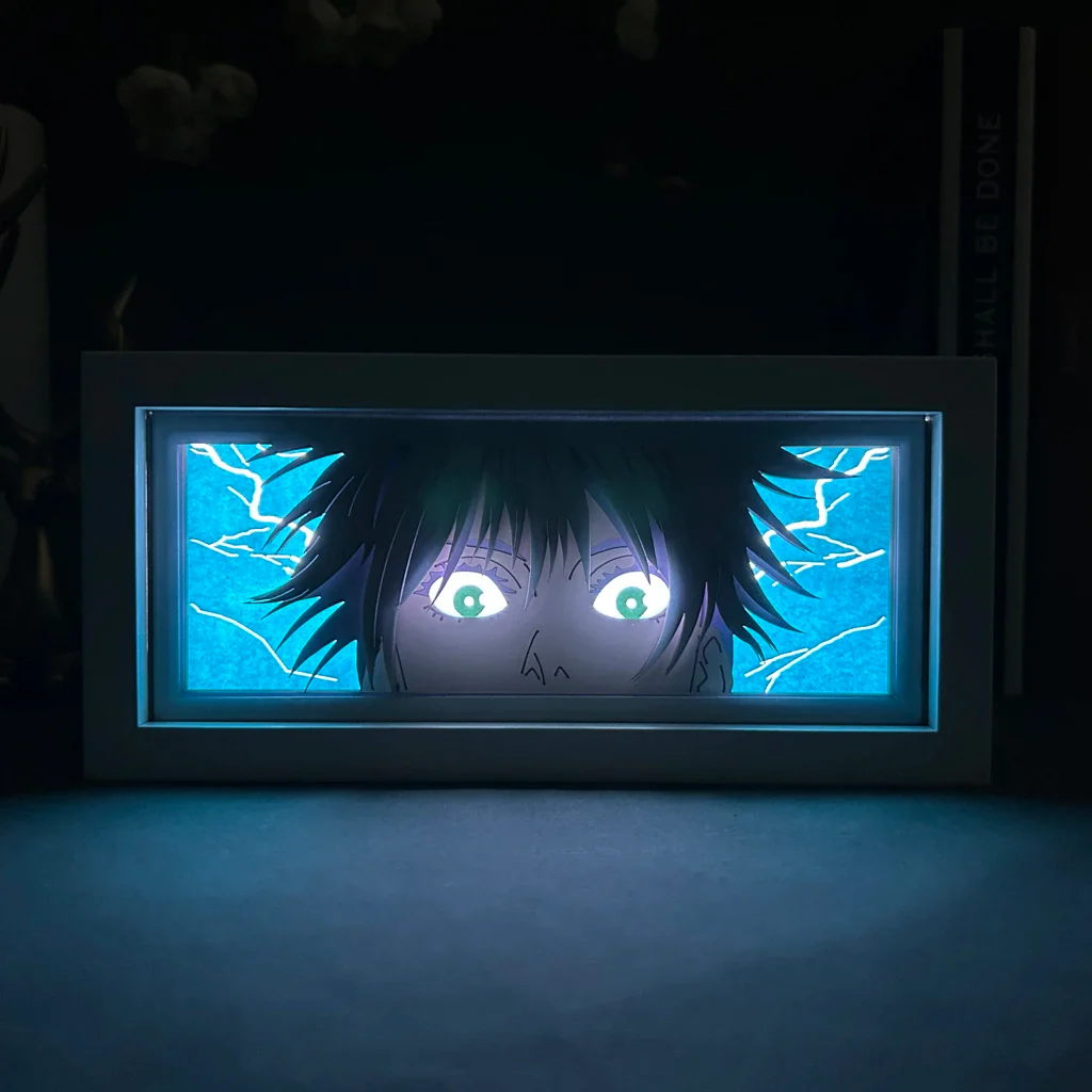 Gojo Lightbox – Jujutsu Kaisen LED Display Decor for Anime Fans