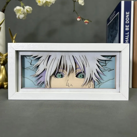 Gojo Lightbox – Jujutsu Kaisen LED Display Decor for Anime Fans