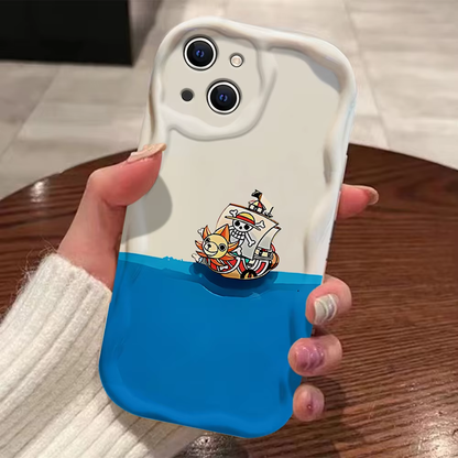 Funda para teléfono con diseño de barco de vela en 3D para Samsung Galaxy S24 S23 S22 S21 S20 FE Plus Ultra - Carcasa trasera de silicona suave