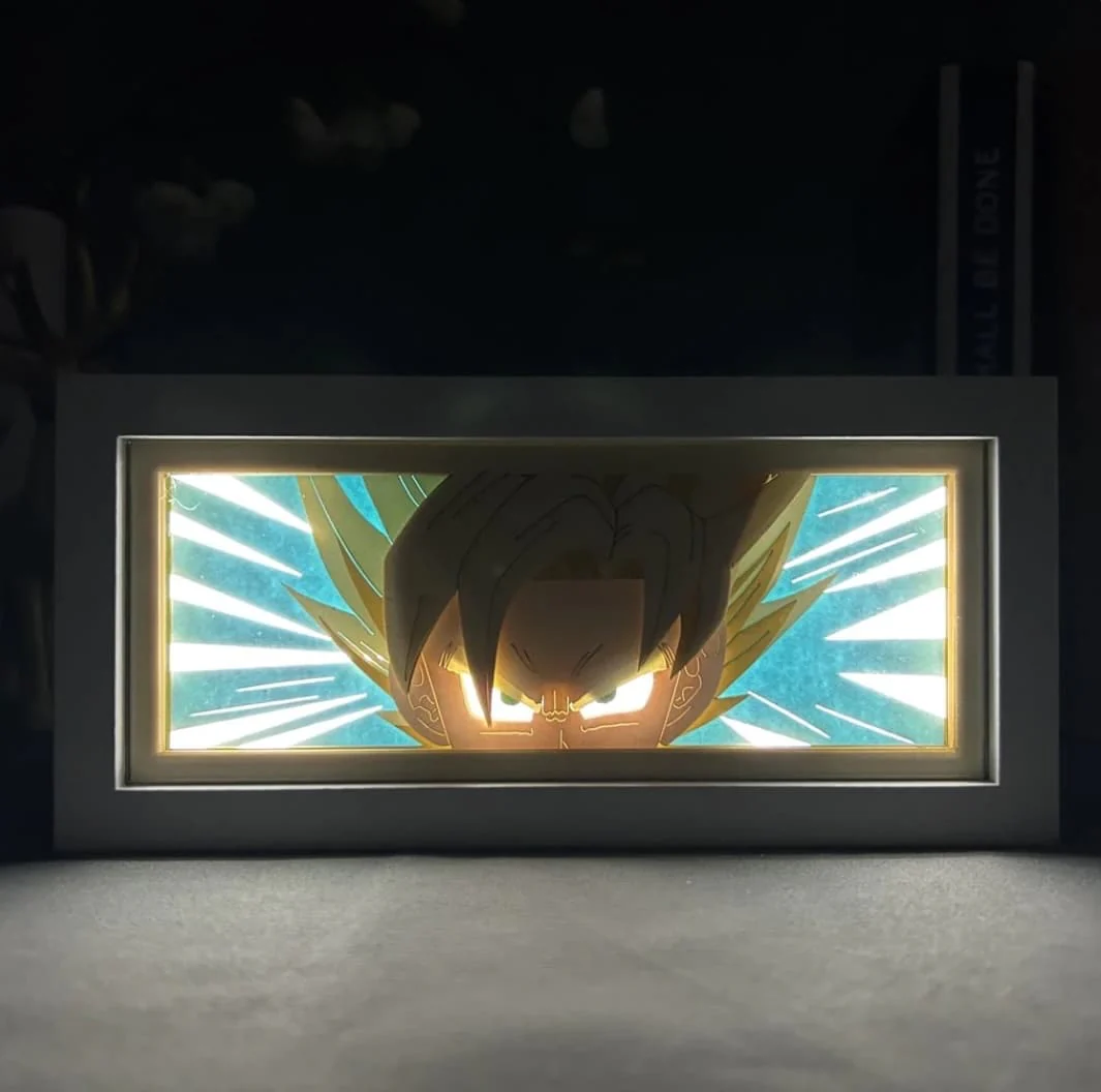 Caja de luz de Goku