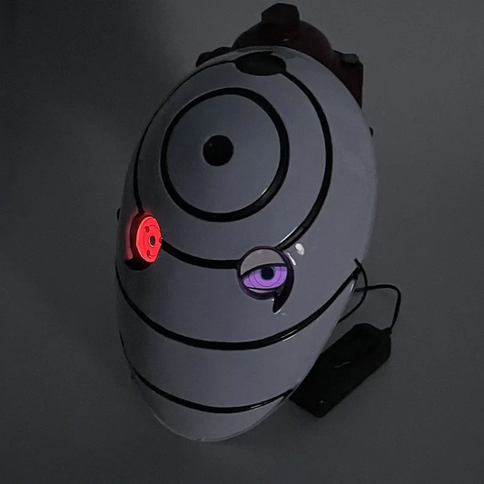 Máscara de Obito: accesorio de cosplay de Naruto, máscara de Uchiha Obito para fanáticos