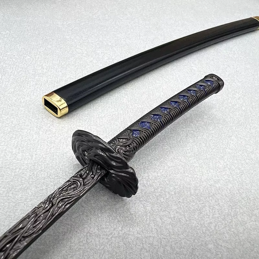 Réplica de arma de metal Star Shadow Katana Elden Ring de 26 cm, accesorio de figura de acción 1:6, juguete de decoración coleccionable para niños