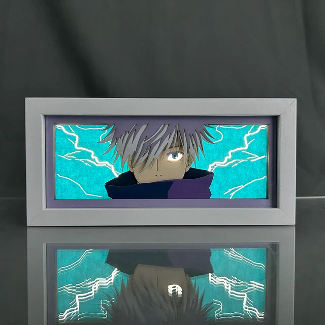 Gojo Lightbox – Jujutsu Kaisen LED-Display-Dekor für Anime-Fans