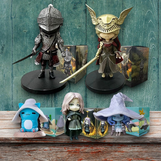 Elden Ring Mini Action Figures - Ranni, Malenia, Melina & Half-Wolf PVC Collectibles