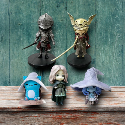 Elden Ring Mini Action Figures - Ranni, Malenia, Melina & Half-Wolf PVC Collectibles