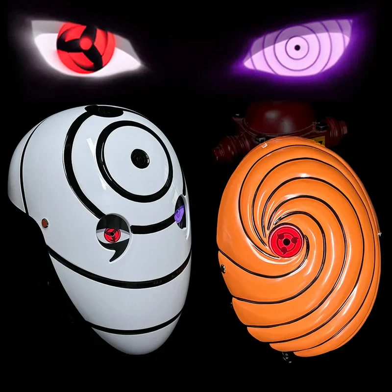 Obito-Maske – Naruto-Cosplay-Zubehör, Uchiha-Obito-Masken-Requisite für Fans