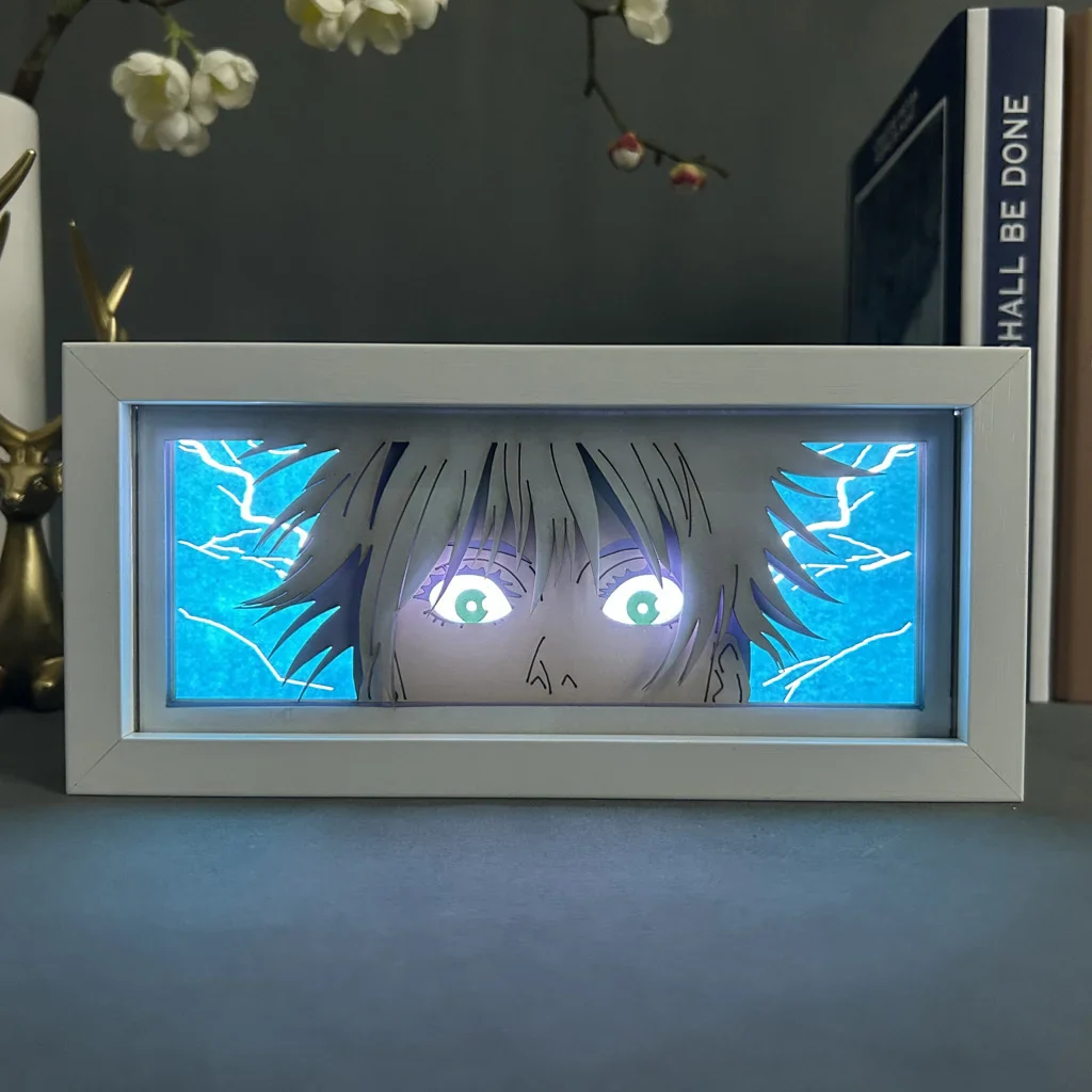 Gojo Lightbox – Jujutsu Kaisen LED-Display-Dekor für Anime-Fans