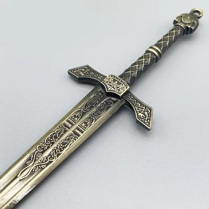 22cm Banished Knight's Greatsword Replica – Elden Ring Authentic Zinc Alloy Collectible Model, Decorative Game Toy