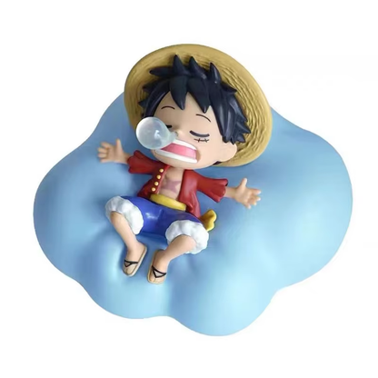 Lámpara de noche LED de One Piece Luffy Zoro Nami Sanji: lámpara de figura de anime con brillo suave para dormitorio, regalo perfecto para niños y decoración de habitación