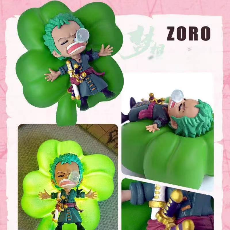 Lámpara de noche LED de One Piece Luffy Zoro Nami Sanji: lámpara de figura de anime con brillo suave para dormitorio, regalo perfecto para niños y decoración de habitación