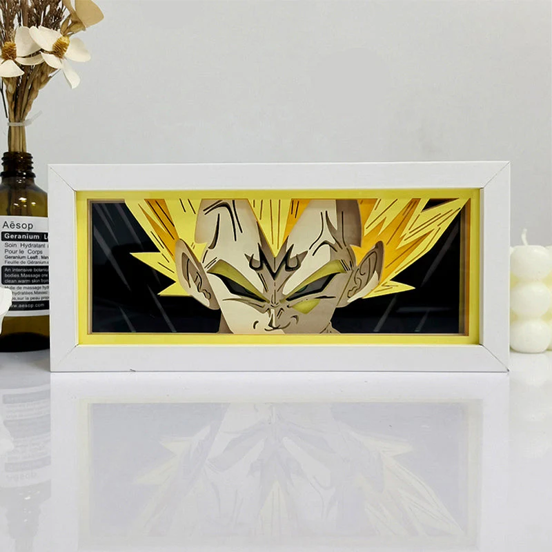 Caja de luz de Vegeta