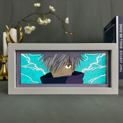 Gojo Lightbox – Jujutsu Kaisen LED-Display-Dekor für Anime-Fans