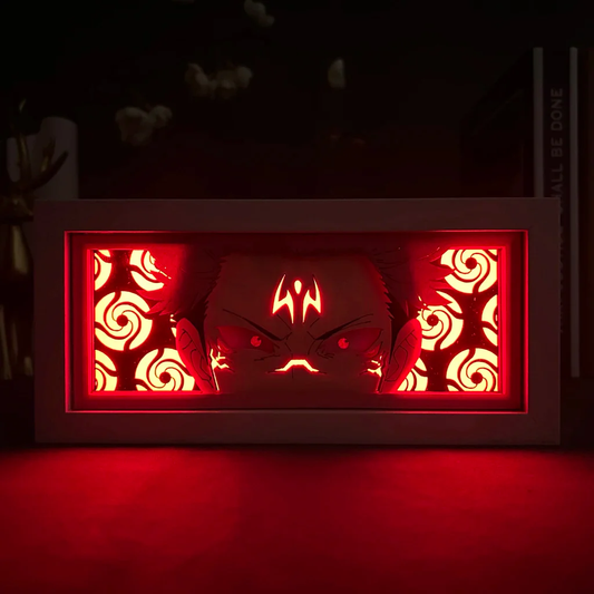 Sukuna Lightbox – Jujutsu Kaisen LED-Display-Dekor für Anime-Fans