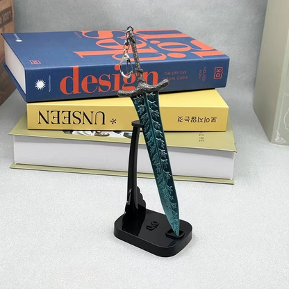 20cm Dark Moon Greatsword Ranni Replica – Elden Ring Metal Weapon Model, 1:6 Scale Collectible Action Figure Accessory