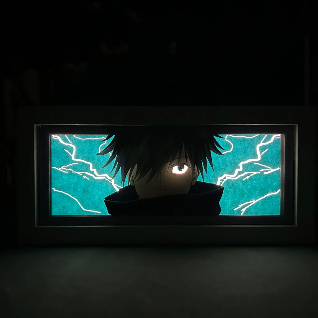 Gojo Lightbox – Jujutsu Kaisen LED Display Decor for Anime Fans