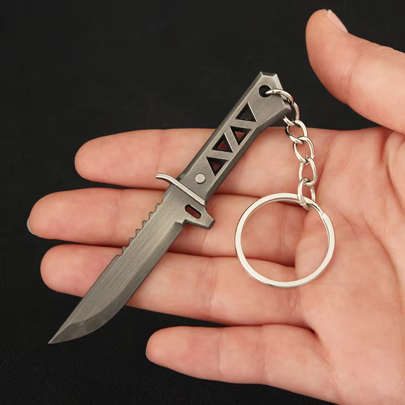 Valorant Keychain Set - Reaver Karambit, Vandal & Weapon Model Collectibles