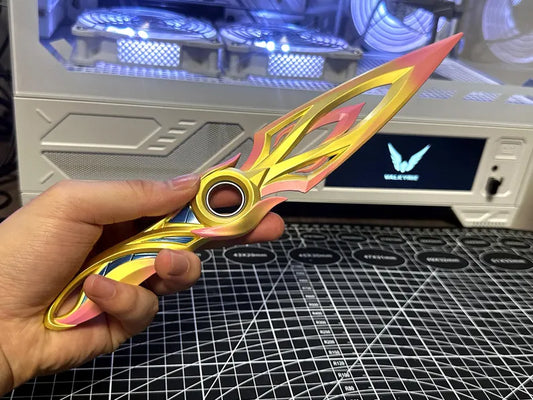 Kunai Mystbloom con hoja de aleación 3D roma para tallado