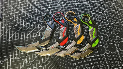 4 Colors RGX 11 z Pro Blade Blunt Game Metal Prop Valorant 3D Alloy Carving